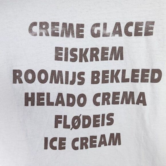 Dove Ice Cream T Shirt Vintage 90s Snack Tee Dutch Made In USA Mens Size XL - Picture 6 of 10
